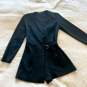 Zara Suede Romper